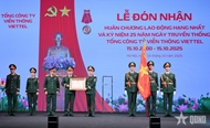 Viettel Telecom honored with first-class Labor Order